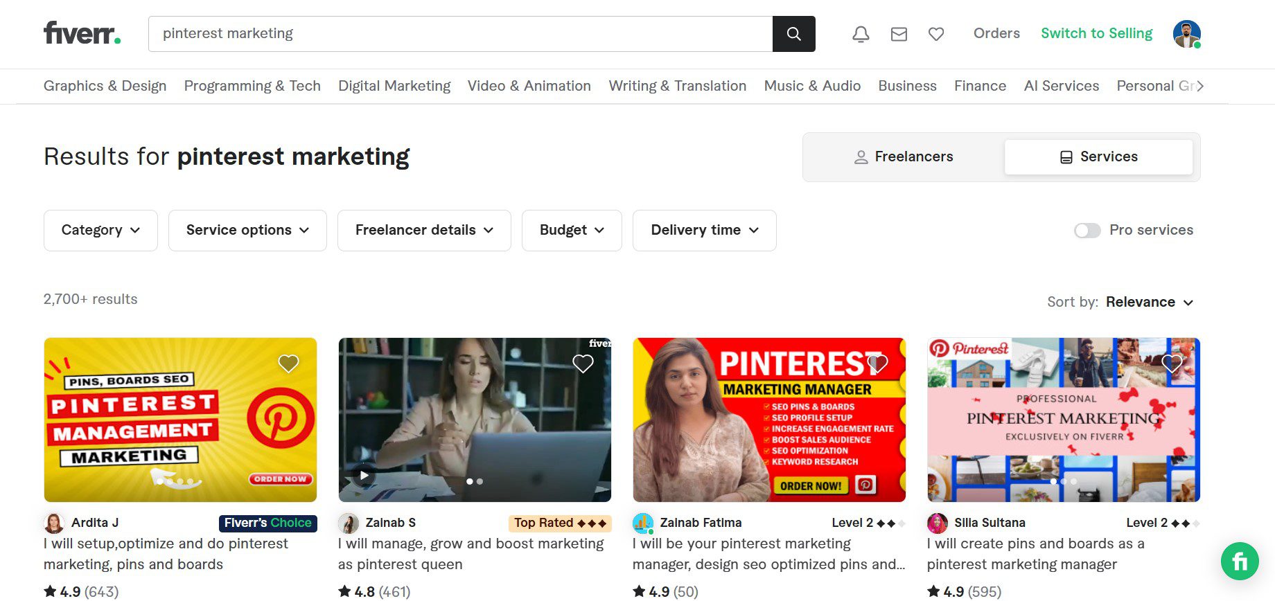 pinterest marketing